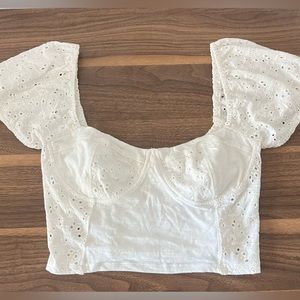 BILLABONG white floral top